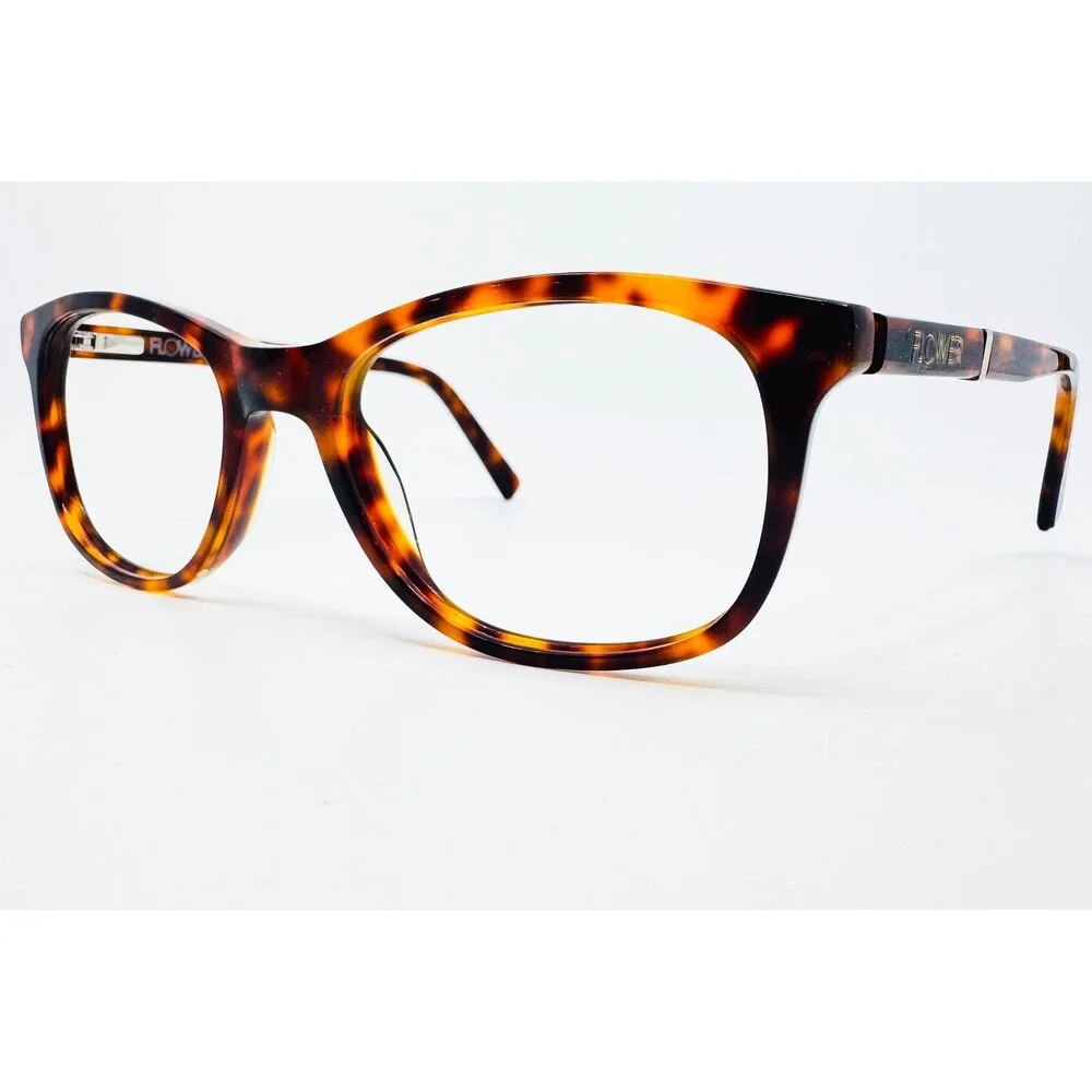 Flower Eyeglasses Womens Tortoise Rachel 6004 215 Full Rim Frames 51-18-140
